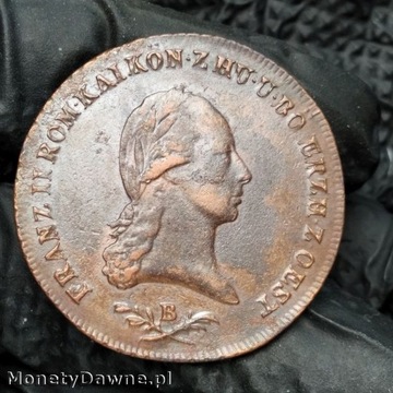 6 krajcarów KREUTZER 1800 B Franciszek II Austria