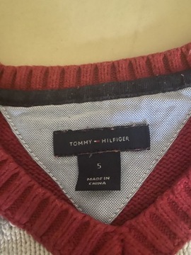 Sweter dziecięcy Tommy Hilfigier 110/116