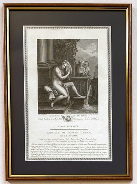 Susana w kąpieli, oryg. miedzioryt 1786, wg Cesari