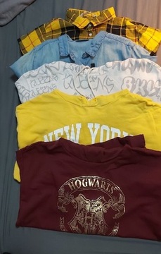 Bluza, koszula bluzka 158-164 H&M NewYork Hogwarts