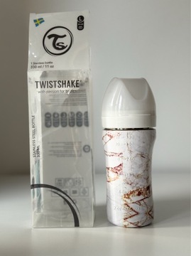 Twistshake,butelkaAntykolkowaStalNierdzewna 330ml