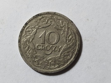 Polska- 10 groszy 1923 CuNi