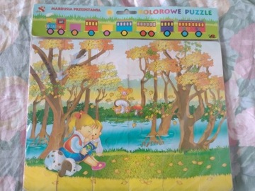 Kolorowe puzzle piankowe