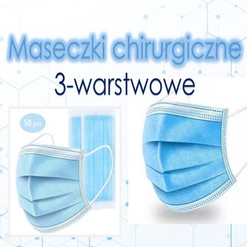 Maseczki chirurgiczne 3-warst. FFP2 1000 szt.