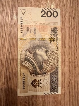 Kolekcjonerski banknot 200 zł