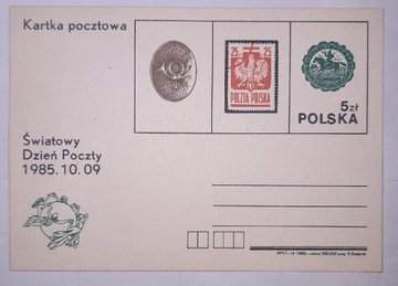 Kartka pocztowa Cp912 Swiatowy dzień poczty