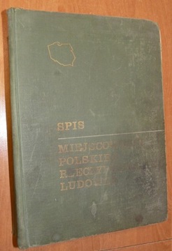 SPIS MIEJSCOWOŚCI W PRL 1968