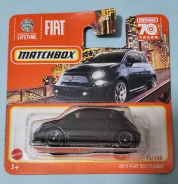 MATCHBOX 2019 FIAT 500 TURBO 