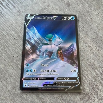 Karta Pokemon Ice Rider Calyrex V TG14 ASR