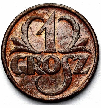 Moneta obiegowa II RP 1gr 1939r 