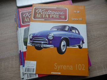 SYRENA 102 KULTOWE AUTA PRL-u NR 58 GAZETKA