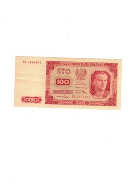 100 ZŁOTYCH 1948  SER.  BL