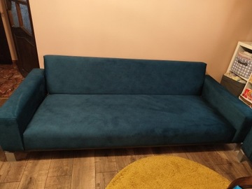 Sofa rozkładana i 2 fotele