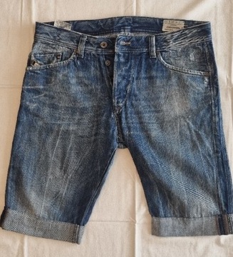 Krótkie spodenki jeansowe DIESEL Darron pas 90 cm
