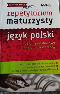 Repetytorium maturzysty język polski 