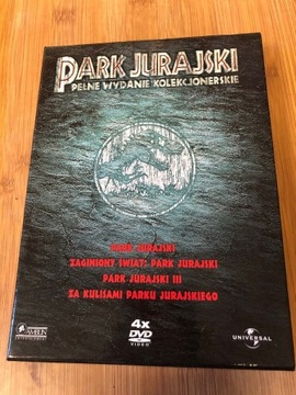 Park jurajski kolekcja 4 x DVD!!!
