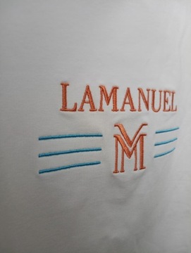T-Shirt La Manuel z haftem