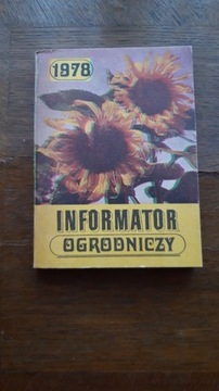 Książka , Informator ogrodniczy z 1978 roku