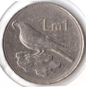 MALTA  1 lira 1986 KM# 82