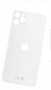 Klapka pokrywa tyl Iphone 11 pro max silver CE