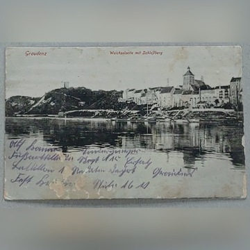 Grudziądz - widok od strony Wisły - 1916