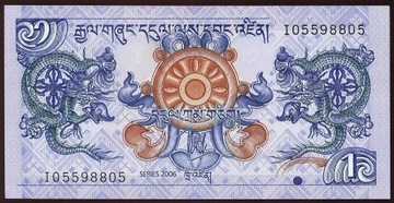 BHUTAN 1 Ngultrum 2006