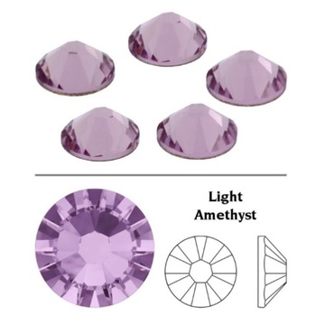 Cyrkonie Swarovski LIGHT AMETHYST SS7- 2.2mm 50SZT