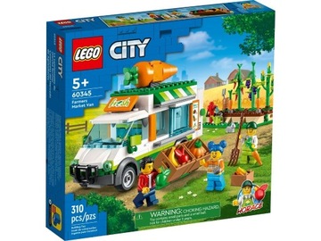LEGO 60345 City - Furgonetka na targu + GRATIS
