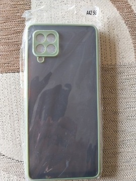 Nakładka colored button do Samsung A42 5G zielona