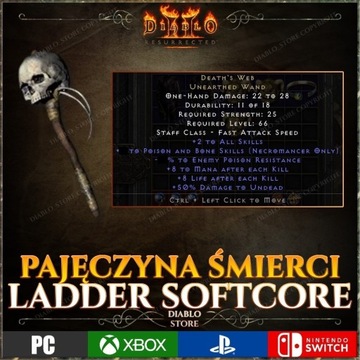Diablo 2 Resurrected LADDER Pajęczyna Śmierci D2R