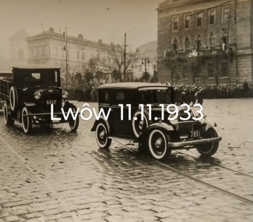 Lwów  Uroczystości 11.11.1933 Oryginał