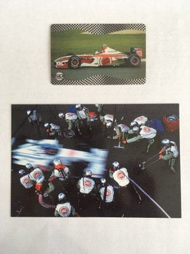 LUCKY STRIKE F1-kartka z 2000r. karta tel z 1998r 