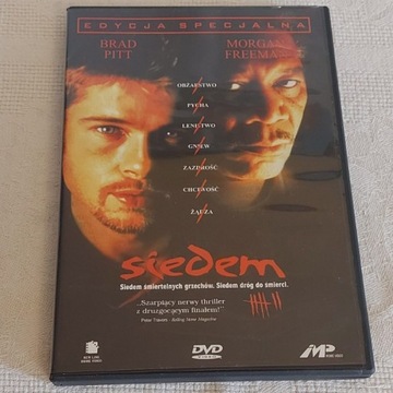 Siedem (1995) Brad Pitt, Morgan Freeman