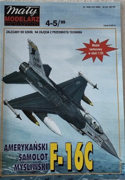 Mały Modelarz F16 Falcon 4-5/1999 4-5/99