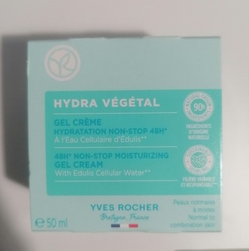 Żel-krem nawilżający 48h Hydra Vegetal Yves Rocher