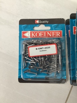 Gwoździe Koelner tapicerskie 2 x 20 mm 120 sztuk