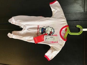 Hello Kitty pajacyk piżamka bawełniana śpioch 86