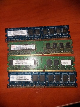 MIX pamięci RAM DDR2 1 GB