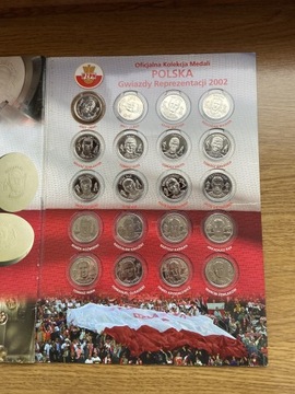 Gwiazdy reprezentacji POLSKA 2002 medale