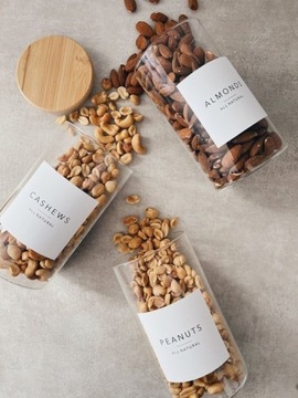 Nuts & Seeds Labels| Nasiona & Orzechy | +GRATIS