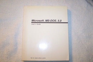 Microsoft MS- DOS 5.0 Podręcznik