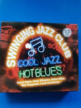 3 płyty cd swinging jazz club cool  hotblues