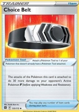 Karta Pokemon Choice Belt (BRS 135/172)