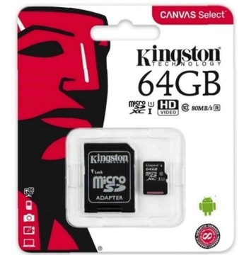 Karta pamięci SDXC Kingston 64GB