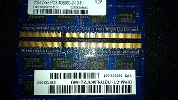 Pamięć RAM DDR3 ELPIDA EBJ21UE8BDS0-DJ-F 2x2GB