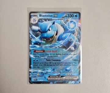 Karta pokemon Blastoise Ex 009/165 mew 151