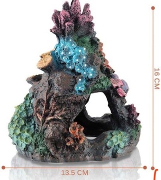 Figurka do akwarium - rafa koralow