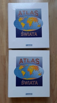 Atlas świata DeAgostini 2 segregatory 