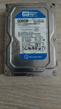 Dysk WD 500 GB 3.5" SATA II