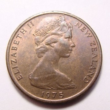 Nowa Zelandia 1 cent 1975 r. STAN!